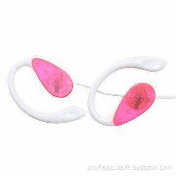 Wired Earphones with 105dB Sensitivity and 3.5mm Stereo Plug